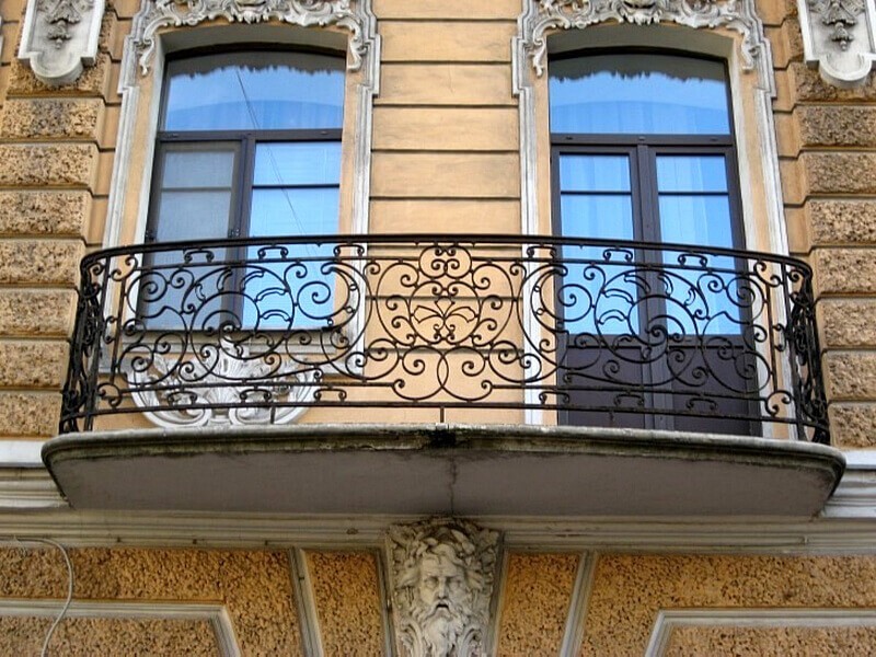 Кованый балкон Фото 008