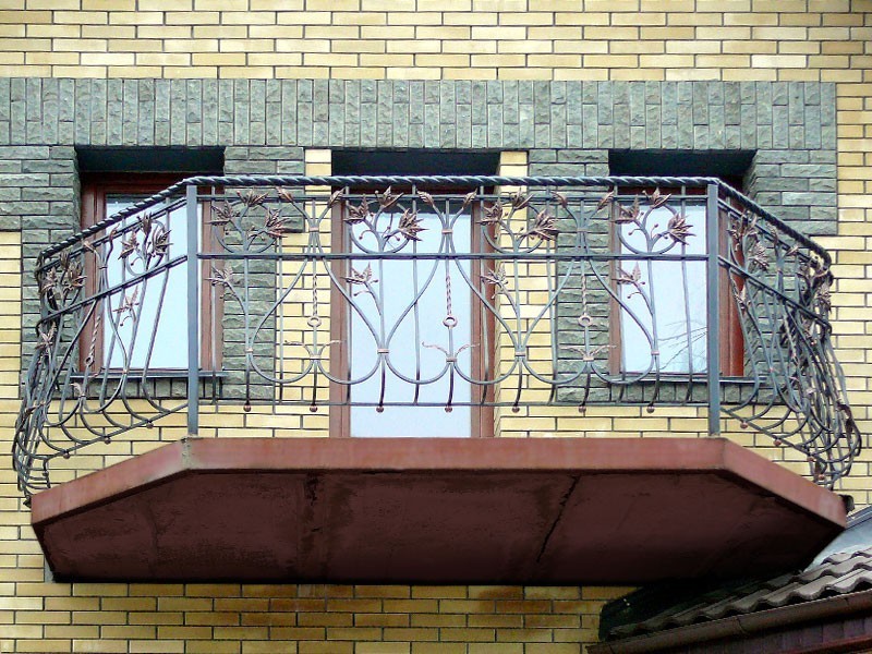 Кованый балкон Фото 011