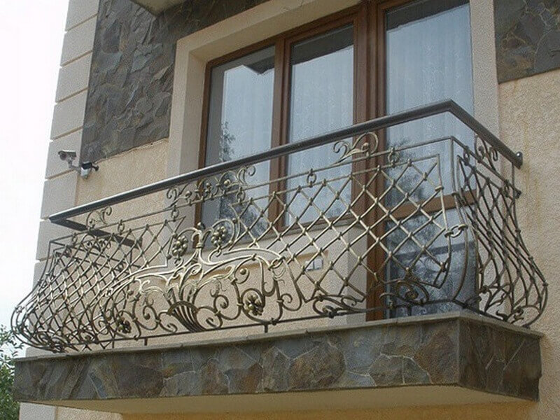 Кованый балкон Фото 016