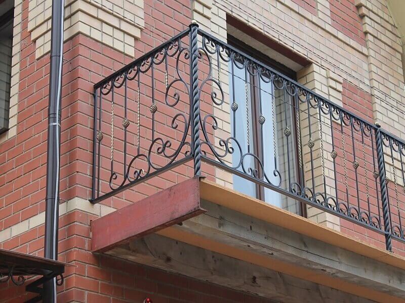 Кованый балкон Фото 019