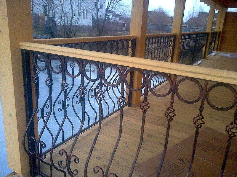 Кованый балкон Фото 024