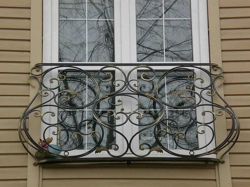 Кованый балкон Фото 028