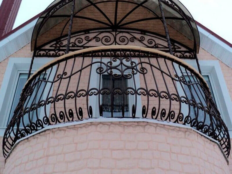 Кованый балкон Фото 030