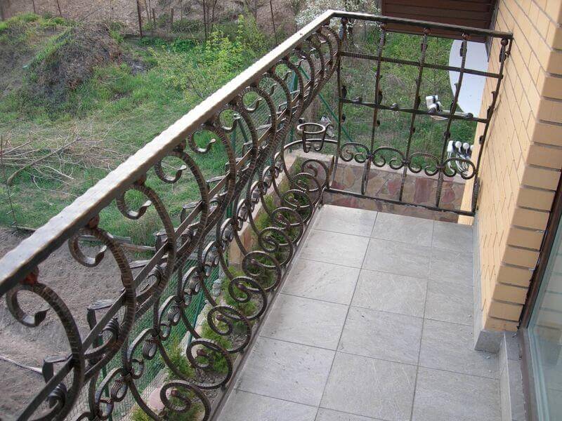 Кованый балкон Фото 033