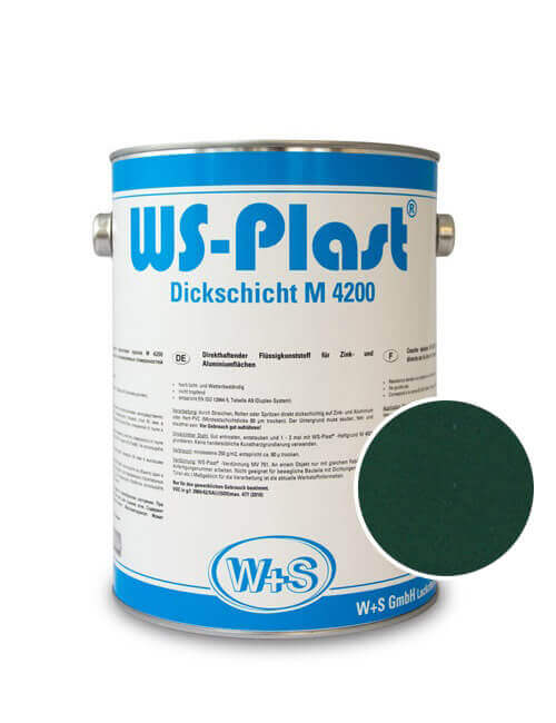 Краска WS Plast зеленый мох
